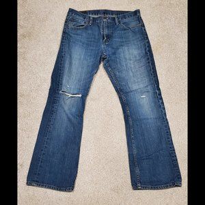 Levi 527 Slim Boot Cut Jeans - 32 x 30 - Vintage Indigo